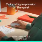 Logitech POP Bluetooth Wireless Mouse with Emoji Customizable Button - SilentTouch Clicks- Connect up to 3 devices - 10 meters Wireless Range -  SmartWheel Scrolling -  Compatible with Windows®, macOS, ChromeOS™,  iPadOS, Microsoft Surface | Off-white - Image 5