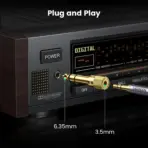 UGREEN 6.35mm To 3.5mm Stereo Audio Adapter With 24K Gold-Plated Brass Copper Build, Plug And Play Design For Headphones, Guitars, Digital Pianos, Amps And Speakers - Image 5