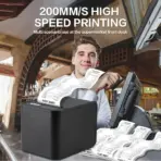 Xprinter  XP-80T POS Thermal Receipt Printer, 80mm , Auto Cutter, Cash Drawer Connection Port, USB / USB+Lan Interface, Support Windows/Mac/Linux, Restaurant Kitchen Printer for ESC/POS - With 1 roll Paper - Image 9