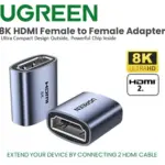 UGREEN 8K HDMI Female To Female Extender Adapter –  HDMI 2.1, 8K@60Hz, HDR10+, 3D Support, Up To 10m Extension, Space Gray Aluminum Alloy Build | HD159 90592 