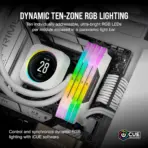CORSAIR VENGEANCE RGB DDR5 RAM 32GB Kit (2x16GB) 6000MHz CL36 1.40V (PC5 48000) 288-Pin Intel XMP iCUE Compatible Computer Memory - WHITE CMH32GX5M2E6000C36W - Image 5