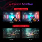 ASUS ROG Strix XG259CMS 24.5-Inch FHD 310Hz Fast IPS Gaming Monitor With 1ms GTG, ELMB Sync, USB-C DP Alt Mode 7.5W PD, G-SYNC Compatible, DisplayHDR 400, Tripod Socket - Image 6