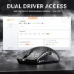 ATTACK SHARK R11 ULTRA Carbon Fiber Wireless Gaming Mouse With 49g Superlight Design, PAW3950MAX Sensor, Nordic 52840 MCU, 8000Hz Polling Rate, And Tri-Mode Connectivity | Forged Black - Image 9