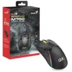 Genius Scorpion M700 RGB Gaming Mouse - Adjustable DPI 800/1600 /2400/3200/4800/7200 - Wired USB Interface -  1.8m Braided Cable - 6 Customizable Buttons | Black  - Image 6