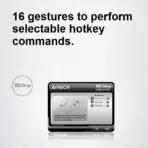 A4TECH 3330N Wireless Keyboard & Mouse Combo ;  2.4GHz Wireless Connectivity with 10-15m Range 1200 DPI  - 16 Mouse Gestures - 12 Multimedia Hotkeys  -  Long lasting Battery | BLACK - Image 7