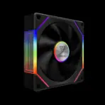 GAMDIAS AEOLUS P2-1201 120mm ARGB PC Case Fan, Cable-less Daisy Chain Connection, Dual Infinity Mirror Lighting, Swappable Fan Blade for Reverse Airflow, Performance 30mm Thick - ONE FAN - Image 14