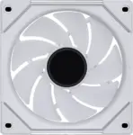 Lian Li UNI FAN SL-INF 120 Reverse Blade ARGB Fan, 120mm PWM, Infinity Mirror Design, Daisy-Chain, Magnetic Fluid Bearing, Custom Lighting, Quiet High-Flow, White - Image 5