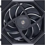 Lian Li UNI FAN TL120 RGB Single Pack Black, 120mm Case Fan, 28mm Thickness, ARGB Lighting, PWM Speed Control, Daisy-Chain Compatible, High-Performance Cooling - Image 4