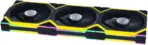 Lian Li UNI Fan SL Wireless 120mm ARGB Triple Pack Black, 3 Fans, Controller Included, 2.4GHz Wireless RGB & Fan Control, Customizable Lighting, High-Performance Cooling - Image 3