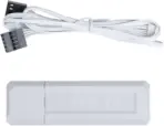 Lian Li UNI Fan SL LCD Wireless (Reverse Blade) 120mm ARGB Fan - Triple Pack - 1.6" LCD Display - 2.4 GHz Wireless Signal for RGB & Fan Control - Controller Included & Required - White (12RSLLCD1W3B) - Image 6