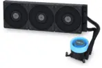 Lian Li Galahad II Lite 360mm Performance PBT AIO CPU Liquid Cooler Black, 3 × 120mm ARGB Fans, Customizable Pump Block & Lid, Hydraulic Bearing, Low-Noise, LGA 1700/1851/AM5/4