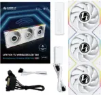 Lian Li UNI Fan TL LCD 120 Wireless - Triple Pack - 2.4 GHz Wireless Controller Included - Daisy Chain & Infinity Mirror Design - LCD Display - White (12TLLCD1W3W) - Image 8