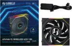 Lian Li UNI Fan TL LCD 120 Wireless - Single Pack - Controller Not Included - 2.4 GHz Wireless Control - Infinity Mirror Design - LCD Display - Controller requesd for use. - Black (12TLLCD1W1B) - Image 7