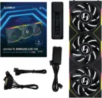 Lian Li UNI Fan TL LCD 120 Wireless - Triple Pack - 2.4 GHz Wireless Controller Included - Daisy Chain & Infinity Mirror Design - LCD Display - Controller required. - Black (12TLLCD1W3B) - Image 7
