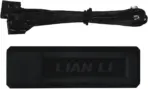 Lian Li UNI Fan TL LCD 120 Wireless - Triple Pack - 2.4 GHz Wireless Controller Included - Daisy Chain & Infinity Mirror Design - LCD Display - Controller required. - Black (12TLLCD1W3B) - Image 5