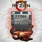 AMD Ryzen 7 7700X Processor, 8-Core 16-Thread Up To 5.4GHz Boost Zen 4 AM5 Desktop CPU TRAY Version, 105W DDR5 PCIe 5.0, Unlocked With Radeon Graphics EXPO Support | BRAND NEW TRAY PROCESSOR