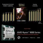 CPU AMD Ryzen 5 9600X - Ryzen 5 9000 Series Granite Ridge (Zen 5) 6 Cores / 12 Threads ; 5.4 GHz Max Boost ; Socket AM5 65W ; Radeon Graphics Processor ; Supports PCIe Gen 5 ; AMD EXPO™ Technology ; AI-Ready | BRAND-NEW BOXED | 1 YEAR WARRANTY - Image 3