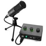FIFINE AMPLI1 USB Audio Mixer – 48V Phantom Power, XLR Mic & Instrument Inputs, 3-Channel Interface, Direct Monitor, Gain Control, Studio-Quality Streaming & Recording - Image 3