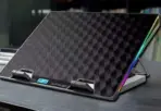 Laptop RGB Cooling Pad, Laptop Cooler, 2 USB Ports, Digital LED Display , Laptop Cooling Pad Stand with 1 Quiet Fan, Adjustable Hight ,  Suitable for 12-17.3 Inch Laptops, Black - Image 15