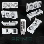 ASUS Prime GeForce RTX 5070 White OC Edition 12GB GDDR7 Graphics Card – AI 988 TOPS, 2587MHz OC Mode, 6144 CUDA Core, DLSS 4, PCIe 5.0, 2.5-Slot SFF Design, Dual BIOS, Axial-Tech Cooling, Blackwell Architecture Powerhouse - Image 9