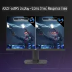 ASUS ROG Strix XG259QNS 24.5-inch  FHD 380Hz OC Fast IPS Gaming Monitor – 0.3ms, HDR400, ELMB Sync, FreeSync Premium, Gaming A.I. , DP 1.4, HDMI 2.0, USB Hub, Adjustable Stand | BLACK - Image 4