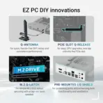 ASUS PRIME Z890-P WIFI Z890 LGA 1851 ATX motherboard, Intel® Core™ Ultra Series 2 Ready, Advanced AI PC-ready, 14+1+1+2 power stage, DDR5, PCIe® 5.0, Thunderbolt™ 4 USB Type-C®, 4x M.2, Wi-Fi 7, 2.5Gb - Image 6