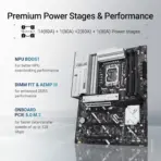 ASUS PRIME Z890-P WIFI Z890 LGA 1851 ATX motherboard, Intel® Core™ Ultra Series 2 Ready, Advanced AI PC-ready, 14+1+1+2 power stage, DDR5, PCIe® 5.0, Thunderbolt™ 4 USB Type-C®, 4x M.2, Wi-Fi 7, 2.5Gb - Image 5