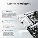 ASUS PRIME Z890-P WIFI Z890 LGA 1851 ATX motherboard, Intel® Core™ Ultra Series 2 Ready, Advanced AI PC-ready, 14+1+1+2 power stage, DDR5, PCIe® 5.0, Thunderbolt™ 4 USB Type-C®, 4x M.2, Wi-Fi 7, 2.5Gb - Image 2