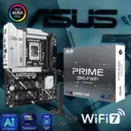ASUS PRIME Z890-P WIFI Z890 LGA 1851 ATX motherboard, Intel® Core™ Ultra Series 2 Ready, Advanced AI PC-ready, 14+1+1+2 power stage, DDR5, PCIe® 5.0, Thunderbolt™ 4 USB Type-C®, 4x M.2, Wi-Fi 7, 2.5Gb