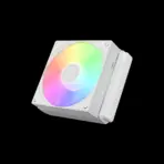 Gamdias Aura GL-120 V2 | Liquid CPU Cooler | RGB Stream Lighting | Hydraulic Bearing PWM Fan |  COMPATIBLE INTEL & RYZRN | Pump up to 2700 RPM - WHITE - Image 6