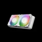 Gamdias Aura GL240 Digital WH Liquid Cooler With 2.1-Inch Real-Time Display, Dual 120mm PWM ARGB Fans, Upgraded Copper Base, 73.7 CFM Airflow, LGA 1851 And AM5 Support | WHITE - Image 7