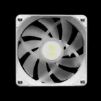 GAMDIAS AURA GL360 Digital WH Liquid Cooler With 2.1” Real-Time Display, ARGB PWM Fans, Copper Base, 73.7 CFM Airflow, 396mm Radiator, AM5 & LGA 1851 Support, Zeus Cast Software | WHITE  - Image 8
