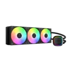 GAMDIAS AURA GL360 V2 360mm CPU Liquid Cooler with 120 mm PWM Fans x3  , ARGB AIO Liquid Cooling System, Hidden Cable & Rotatable Mirror Style Pump, Intel LGA 1700/1200 & AMD AM5/AM4 | BLACK AURA-GL360-V2-B - Image 20