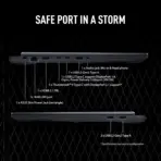 ASUS TUF Gaming F16 (2025) Intel® Core i7-14650HX | 32GB DDR5 RAM , 1TB NVMe SSD | RTX 5060, 8GB | 16-inch, FHD+ WUXGA 165Hz IPS Display | Backlit Chiclet Keyboard 1-Zone RGB | Windows 11 | JAEGER GREY  FX608JMR | 1 YEAR WARRANTY - Image 11