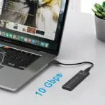 USB 3.1 Gen2 Type-C to M.2 NVMe & NGFF SATA SSD Dual Protocol 2-in-1 Enclosure – Aluminum Case, 10Gbps Speed, 2230–2280 Support, Plug & Play, JMS Chipset - Image 3