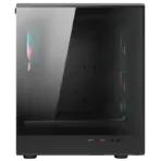 Cougar Airface Pure RGB Compact ATX Mid-Tower Case With 4 Preinstalled RGB Fans, Up to 240mm Radiator Support, 320mm GPU Clearance, SSD/HDD Support, Sleek Perforated Panel | BLACK  - Image 17