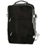 EZ W032 15.6" Waterproof Travel Backpack with USB Port – Hand Luggage Bag with Shoe Compartment & 4 Organized Pockets | Black