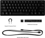 HyperX Alloy Origins 60 - Mechanical Gaming Keyboard, Ultra Compact 60% Form Factor, Double Shot PBT Keycaps, RGB LED Backlit, NGENUITY Software Compatible - Linear HyperX Red Switch . Black - Image 9