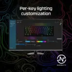 HyperX Alloy Origins 60 - Mechanical Gaming Keyboard, Ultra Compact 60% Form Factor, Double Shot PBT Keycaps, RGB LED Backlit, NGENUITY Software Compatible - Linear HyperX Red Switch . Black - Image 5