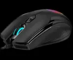 GX Ammox X1-600 RGB Gaming Mouse - 7-Color RGB LED with Breathing Effects | Adjustable DPI 400, 800, 1200, 2400, and 3200 - Compatible with Windows  & macOS | Black - Image 4