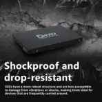 DATO DS700 256GB 2.5″ SATAIII SSD With 535MB/s Read, 500MB/s Write, Smart SLC Caching, Shock-Resistant Build, Low Power Use, Silent Operation, Lightweight Design, HDD Upgrade Ready | DS700SSDA-256GB - Image 4