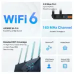 TPLINK ARCHER AX55 PRO AX3000 MULTI GIGABIT WIFI 6 ROUTER - Image 4