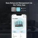 TP-Link BE6500 Archer-BE400 Dual-Band Wi-Fi 7 Router With 6.5Gbps Speeds, 5GHz/2.4GHz Bands, 2×2.5G Ports, 6 External Antennas, EasyMesh, Multi-Link Operation, HomeShield Security - Image 3