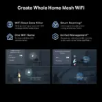 TP-Link BE6500 Archer-BE400 Dual-Band Wi-Fi 7 Router With 6.5Gbps Speeds, 5GHz/2.4GHz Bands, 2×2.5G Ports, 6 External Antennas, EasyMesh, Multi-Link Operation, HomeShield Security - Image 4