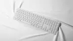 Keychron B1 Pro Ultra-Slim Full-Size Wireless Keyboard, 100% Layout, Bluetooth 5.2 & 2.4 GHz, 8-Month Battery Life, USB-C Wired, Mac/Windows/Linux Compatible, Ivory White - Image 2