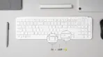 Keychron B1 Pro Ultra-Slim Full-Size Wireless Keyboard, 100% Layout, Bluetooth 5.2 & 2.4 GHz, 8-Month Battery Life, USB-C Wired, Mac/Windows/Linux Compatible, Ivory White - Image 7