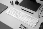 Keychron B1 Pro Ultra-Slim Full-Size Wireless Keyboard, 100% Layout, Bluetooth 5.2 & 2.4 GHz, 8-Month Battery Life, USB-C Wired, Mac/Windows/Linux Compatible, Ivory White - Image 6