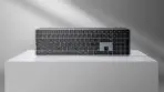Keychron B6 Pro Ultra-Slim Full-Size Wireless Keyboard, 100% Layout, Bluetooth 5.2 & 2.4 GHz, 8-Month Battery Life, USB-C Wired, Mac/Windows/Linux Compatible, Gray Color