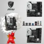 MSI B760M Gaming Plus WiFi DDR4 Motherboard – Intel 14th/13th/12th Gen Support, Wi-Fi 6E, 2.5G LAN, PCIe 4.0, Dual M.2, DDR4 5333+ MHz, Audio Boost, mATX, Core Boost Power Design  | 1 YEAR WARRANTY - Image 9