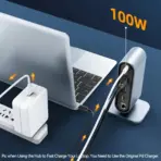 12-in-1 USB-C Docking Station with 4K HDMI, 100W PD, Ethernet, VGA, USB 3.0, Audio, SD/TF Card Reader, Compatible with Laptops & Desktops - Image 4